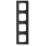 Busch-Jaeger Rahmen 4-fach schwarz matt,