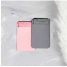 Lotta Power Smartphone Kartenhalter Grau, Rose 218912 2 Stück