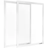 POPPSTAR Magnetrahmen A3, selbstklebend, weiß, 2 Stück