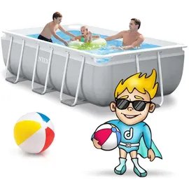 Intex Prism Frame Pool Set 300 x 175 x 80 cm inkl. Filterpumpe