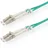 Roline LWL-Kabel 50/125μm OM3, LC/LC, Low-Loss-Stecker, türkis, 0,5 m