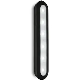 Briloner LED Push Light mit Timer, Unterbaulampe, Schrankleuchte, Unterschrankleuchte, Selbstklebend, Schwarz,
