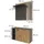 Vicco Irma Garderobe 106 x 63 x 37 cm Anthrazit/Artisan
