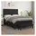 vidaXL Boxspringbett 140 x 200 cm Schwarz