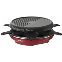 Tefal RE12A512 Racletteofen 6 Personen Rot