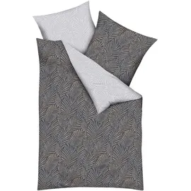 KAEPPEL Ventura Floral Grau 155 x 220 cm + 80 x 80 cm