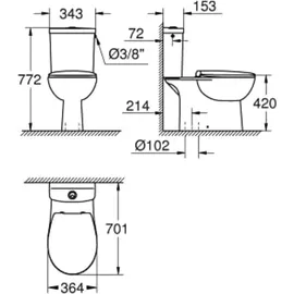 Grohe Set Stand-WC (39346000)