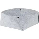 axentia Filzkorb, grau, ca. 30 x 15 x 30 cm