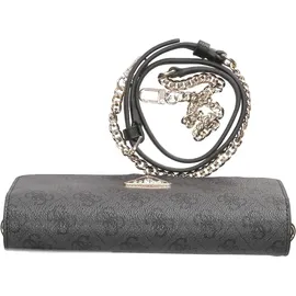GUESS Noelle Xbody Flap Organizer Coal Logo