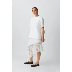 Gina Tricot - Basic oversized tee - t-shirts - Weiß - L - Dame - Weiß - L