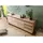 Massivmoebel24 Sideboard 210 x 85 x 45 cm Beige / Weiß