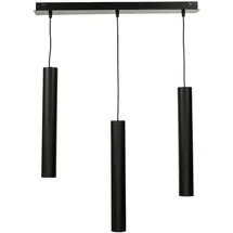 Licht-Erlebnisse 3-flg. GU10 62 cm schwarz Metall