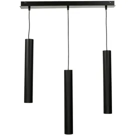 Licht-Erlebnisse 3-flg. GU10 62 cm schwarz Metall