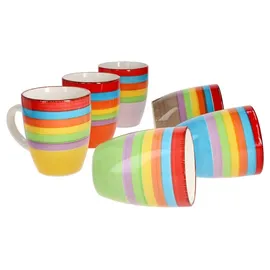 Mambocat Kaffeebecher 0,3 l Mehrfarbig 6 St.