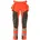 Warn-stretchhose mit Hängetaschen 19031-711 Gr 124 hi-vis rot/dunkelanthrazit