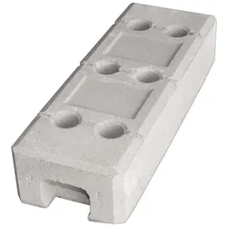 Bauzaunfuß aus Beton Light