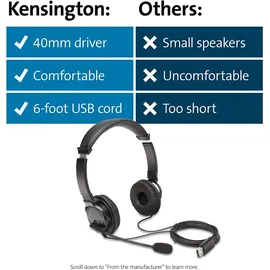 Kensington K97601WW USB HiFi (Kopfhörer)