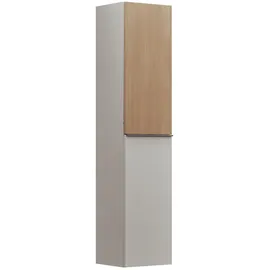 Burgbad Fiumo 2.0 Hochschrank 2 Türen 35 x 35 x 200 cm Veloursgrau Softmatt