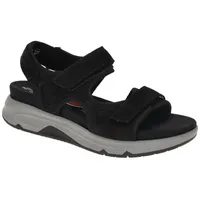 Gabor Damen Trekking Sandalen, Frauen Sandalen,g-weite,glatt-leder,antikrosa,silbrt,casual,fashion,metallic,effekt,elegant,schwarz,40.5 EU / 7 UK - 40.5 EU