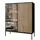 lookway Vitrine ECLIPSE WT104 104 x 126 x 39 cm Schwarz
