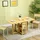 Homcom Klapptisch 149,5 x 73,5 x 80 cm beige