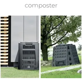 Prosperplast 1600l Module Collection 261x71.9x82.6 Cm Kompostbehälter - Black - One Size