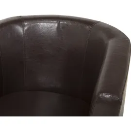 Beliani Sessel Borwick Kunstleder 0 x 0 x 0 cm Braun