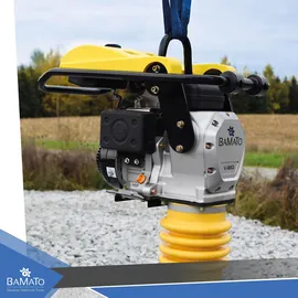 BAMATO Vibrationsstampfer V-90G mit Fahrwerk