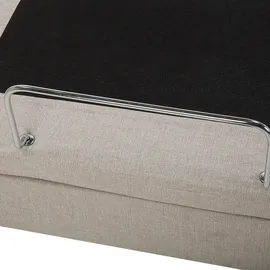 Beliani Bett verstellbar Stoff Duke 160 x 200 cm