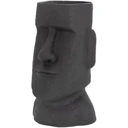 ML-Design Blumentopf Osterinsel Moai 26x23x43cm Vase Pflanztopf Blumenhalter Pflanzkübel