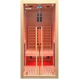Home Deluxe Infrarotkabine SONORA S – 90 x 90 cm für 1 Person Größe s Infrarotkabine Wärmekabine Infrarotsauna, Sauna,