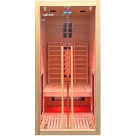 Home Deluxe Infrarotkabine SONORA S – 90 x 90 cm für 1 Person Größe s Infrarotkabine Wärmekabine Infrarotsauna, Sauna,