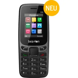 Bea-fon C80 2G - Schwarz - Modell 2025 Handy