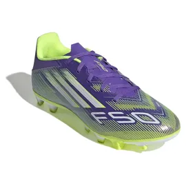 adidas F50 Club MG Herren Purple Rush/Cloud White/Lucid Lemon 48