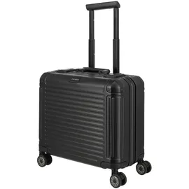 Travelite Next 4-Rollen Cabin 43 cm / 32 l schwarz/aluminium