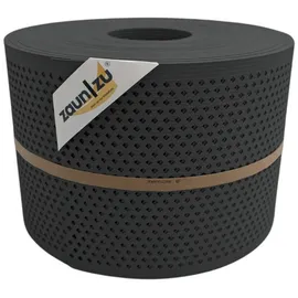 zaunzu® Sichtschutzstreifen Metall 50 m Anthrazit