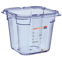 Araven GP572 GN1/6 ABS Lebensmittelbehälter, Blau, 150mm