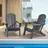 Vevor Adirondack-Stuhl 2er-Set 55 x 70 x 106 cm grau
