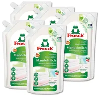 Frosch Weichspüler Mandelmilch 1 Liter pflegend mit Mandelmilch (5er Pack)