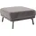 Schöner Wohnen Hocker Pearl Polyester 80 x 45 x 80 cm Grau