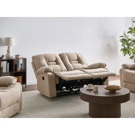 Beliani Sofa + Bettsofa, Bergen 2-Sitzer