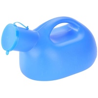 Urinal - 2000ml Tragbare Outdoor-Urinflasche mit Deckel Männlicher Urin-Urinal-Urin-Urinbehälter, Blau