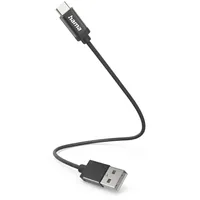 Hama USB-A auf USB-C 0,2 m Schwarz