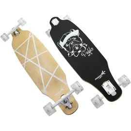 Muuwmi Longboard GLOW Pablo schwarz/grün