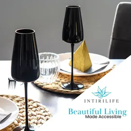 Intirilife Champagner Sektglas Set 0,22 l 6-tlg.