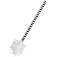 Wenko WC-Bürste Edelstahl/Silikonkopf Weiß/Silber