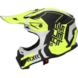 Acer Acerbis Profile 5 Motocross Helm, schwarz-gelb, Größe XS