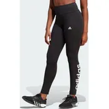 Adidas Essentials HIGH-WAISTED LOGO LEGGINGS Black / White S