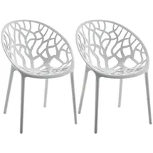 CLP Gartenstuhl Hope Sessel 59 x 59 x 80 cm grau 2 St.