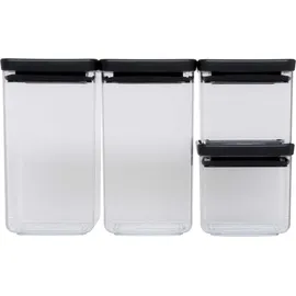Brabantia Vorratsdose Eckig, Tasty+, Grau,
